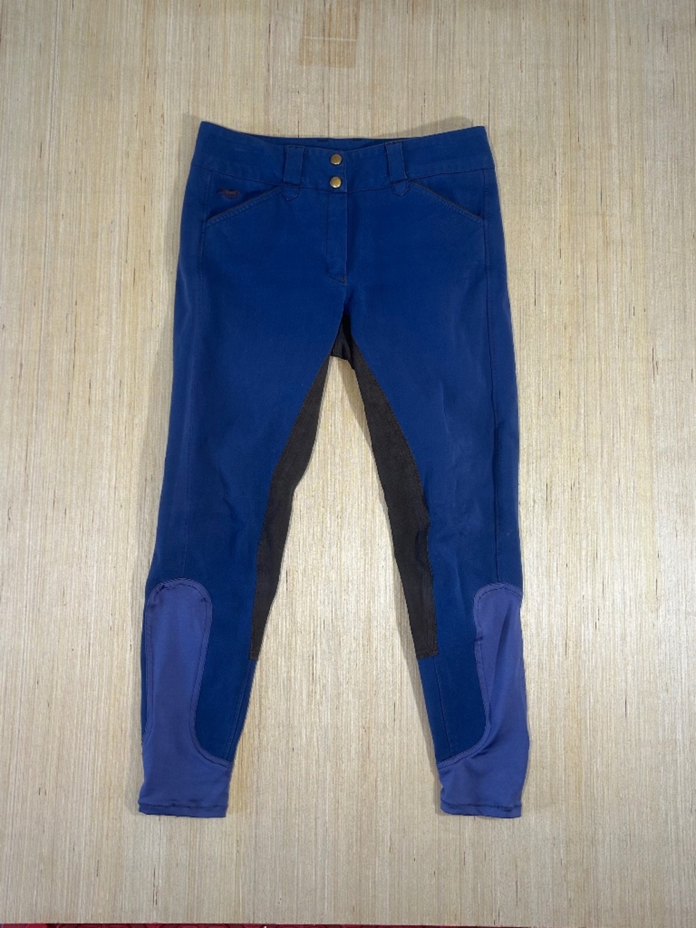 Piper By SmartPak Pants Horse Riding Equestrian Breeches Navy 30x25